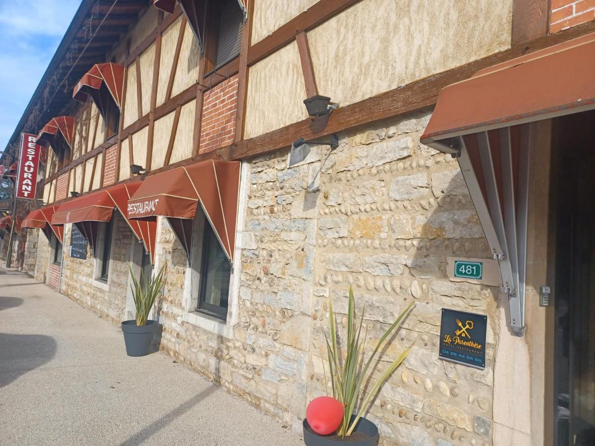 Hotel La Parenthese Attignat Bagian luar foto